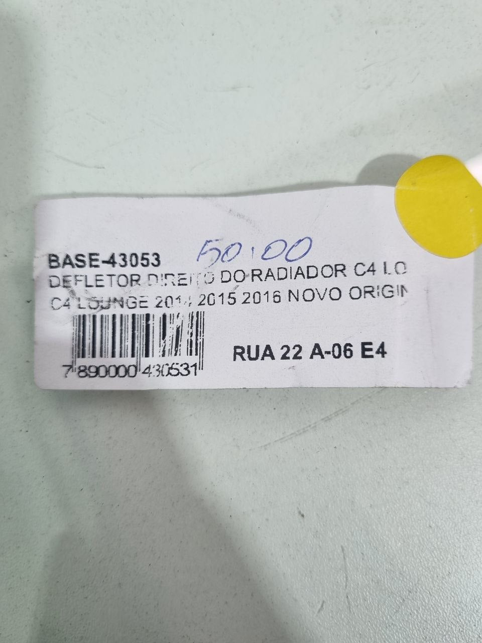 Defletor Direito Radiador Citroën C4 Lounge 2014/2016
