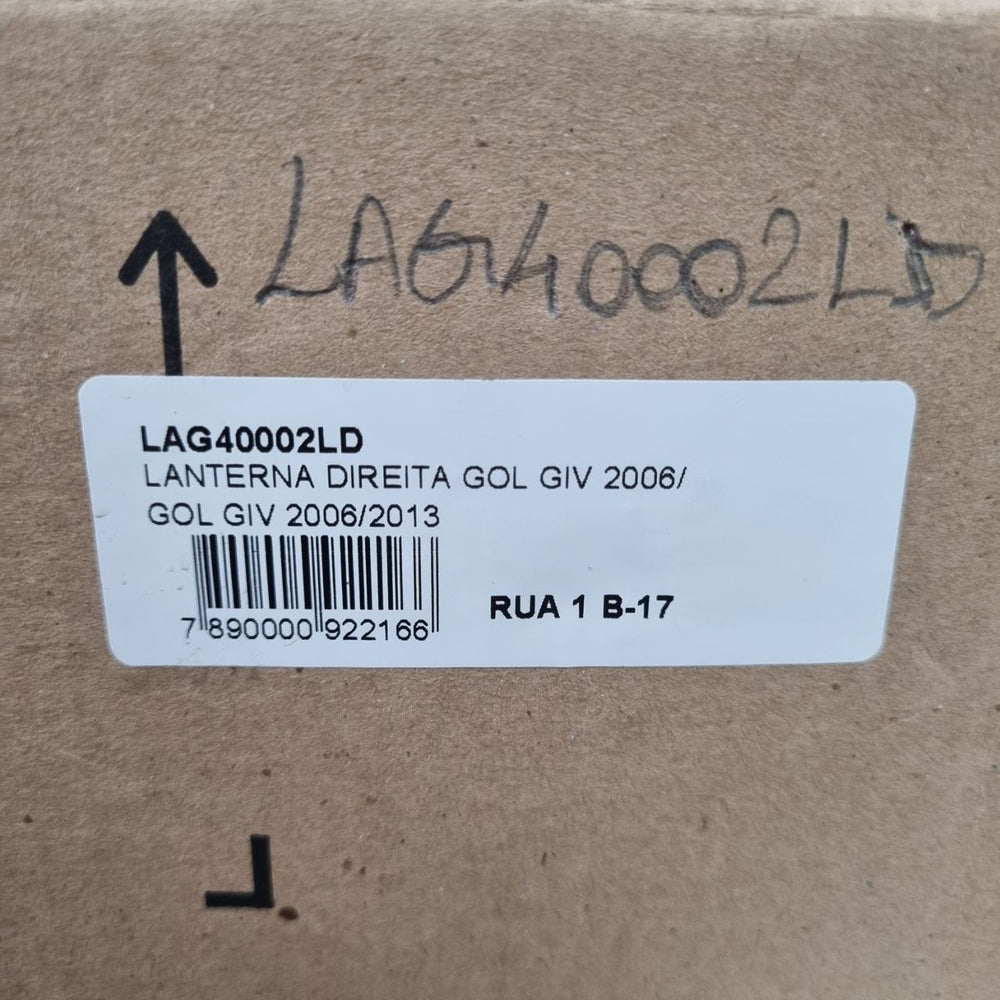 Lanterna Tras Dir Volkswagen Gol GIV 2006/2013