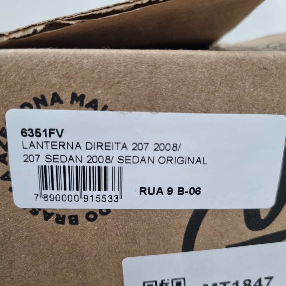 Lanterna de neblina lado direito peugeot 207 sedan 2008 a 2012