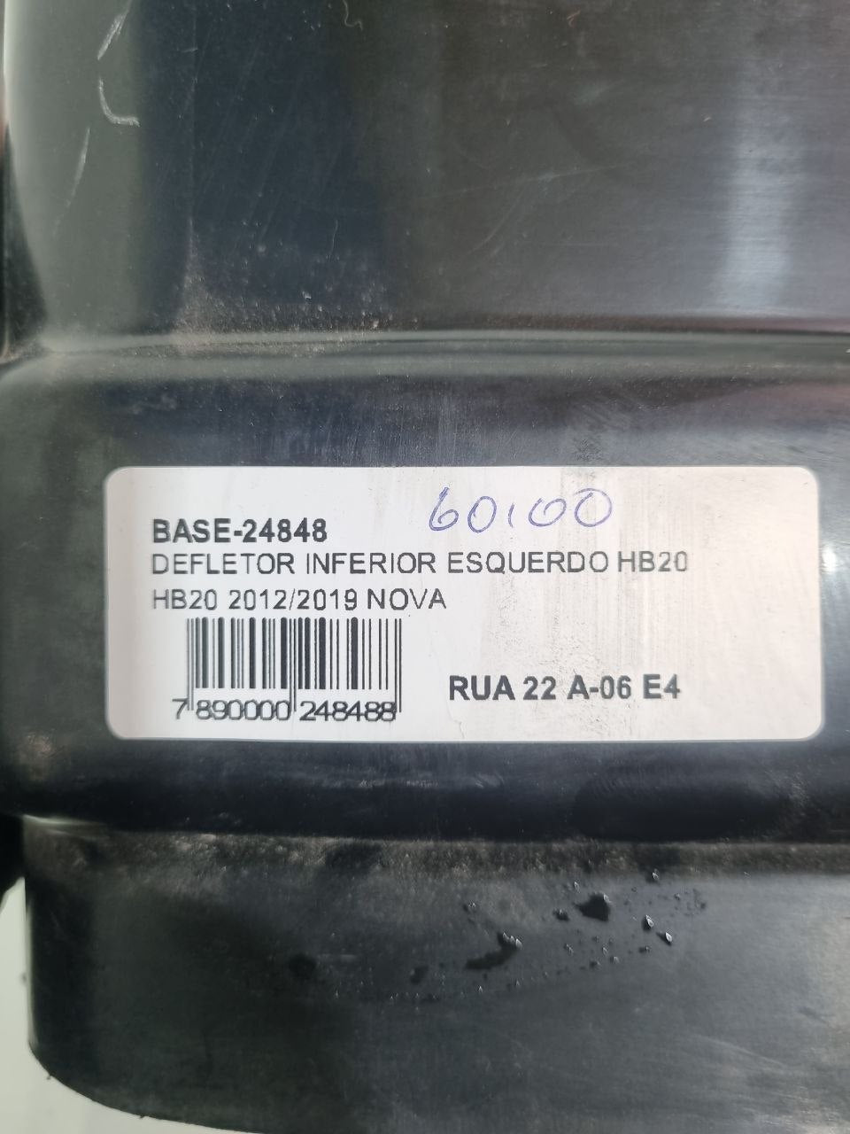 Defletor Inferior Esquerdo Hyundai HB20 2012/2019 Usado