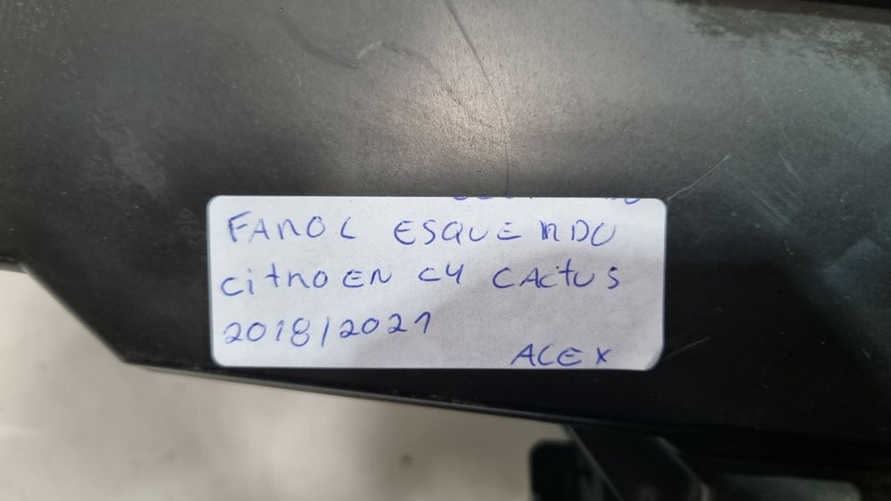 Farol Diant Esq Citroen C4 Cactus 2018/2021 Usado