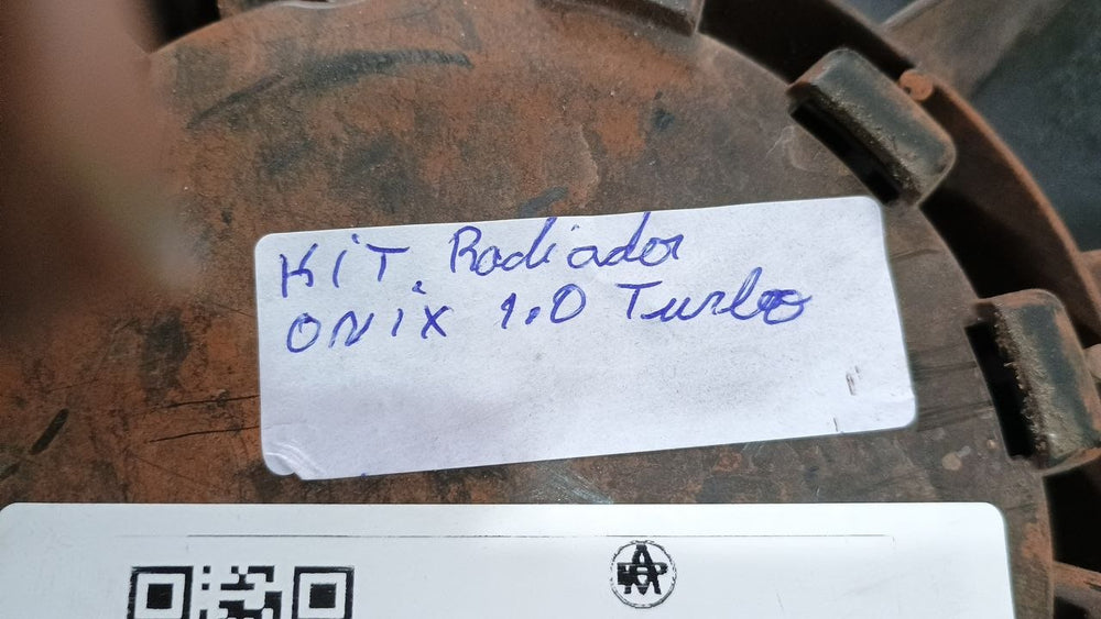 Kit Radiador com Ventoinha e Intercooler Chevrolet Onix 2019/2024