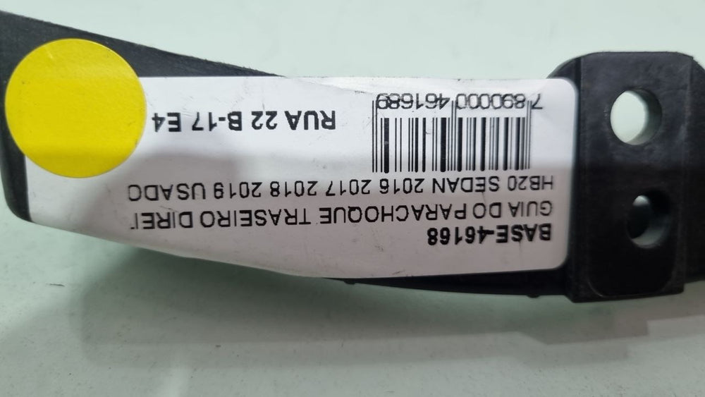Guia Parachoque Tras Dir Hyundai HB20 Sedan 2016/2019