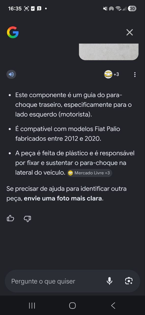 Suporte Guia Para-choque Tras Esq Fiat Palio 2012/2020