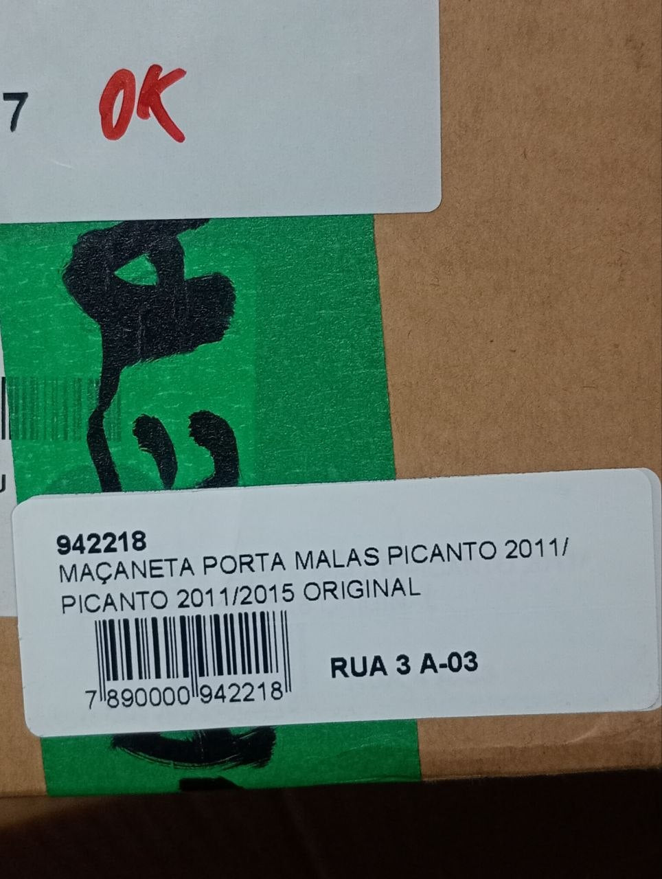 Maçaneta Porta Malas Kia Picanto 2011/2015