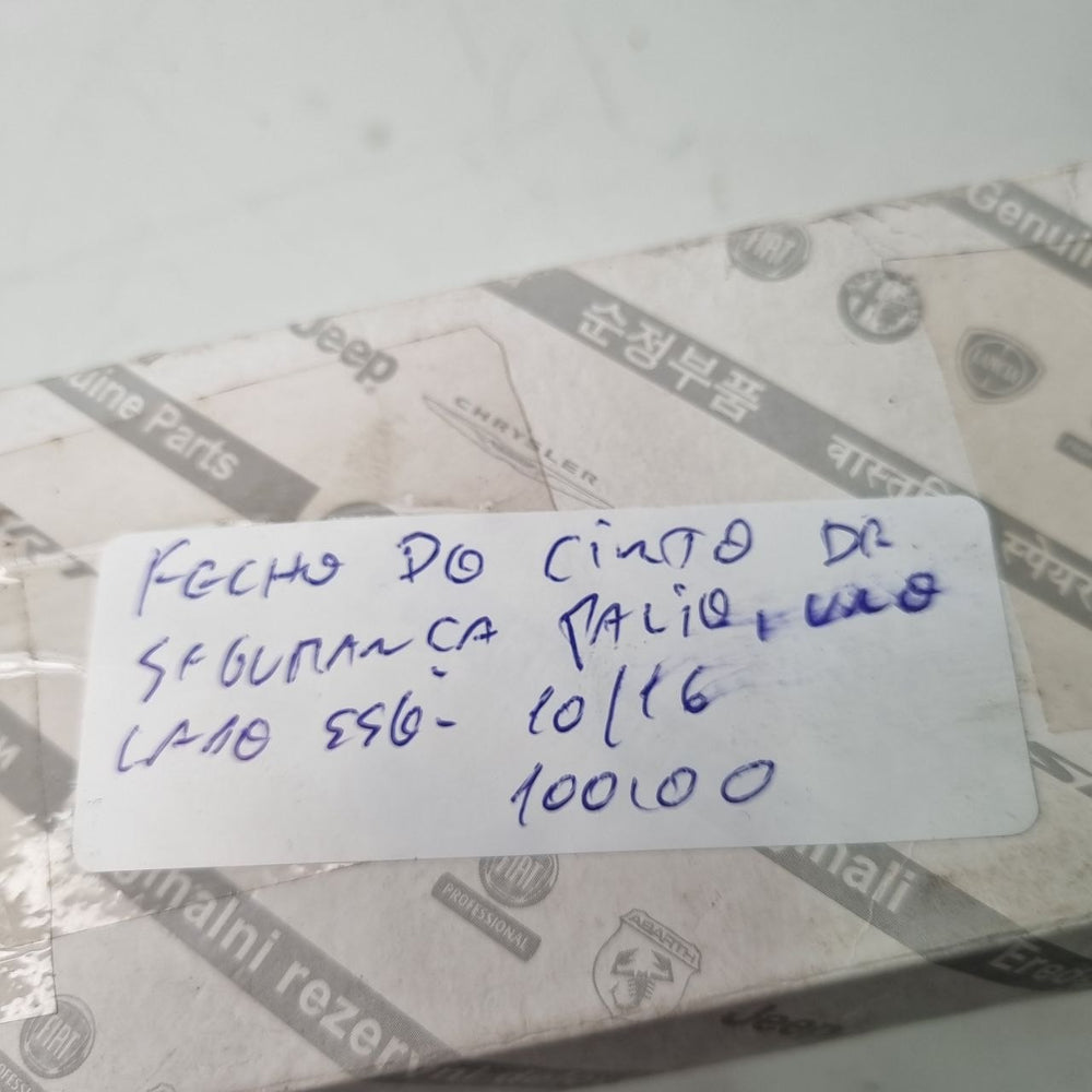 Fecho Cinto Segurança Esquerdo Fiat Palio Uno 2010/2016 Novo