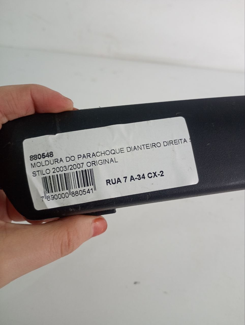 Moldura Parachoque Diant Dir Fiat Stilo 2003/2007 - Original