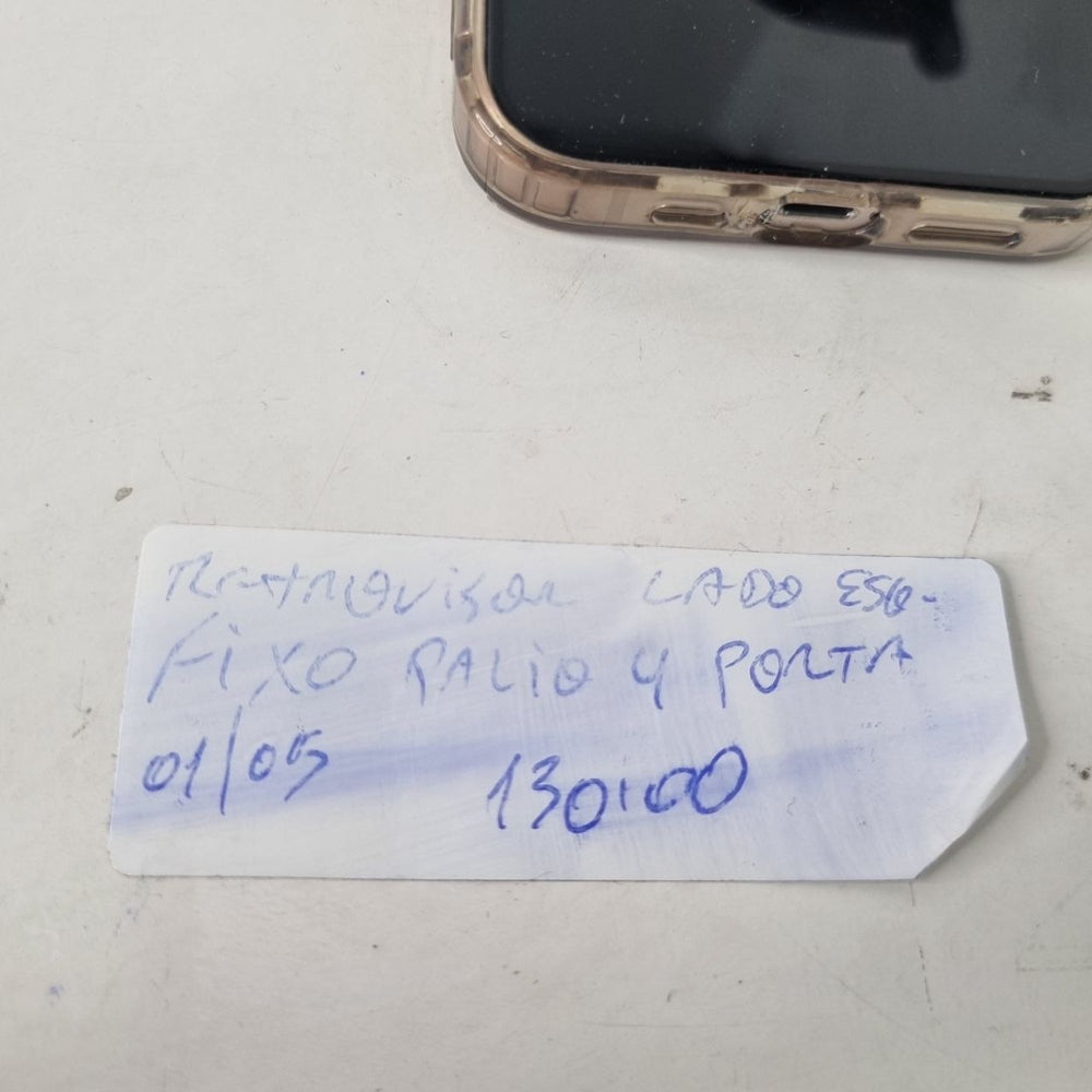 Retrovisor Externo Esq Fixo Fiat Palio 4 Portas 2001/2005