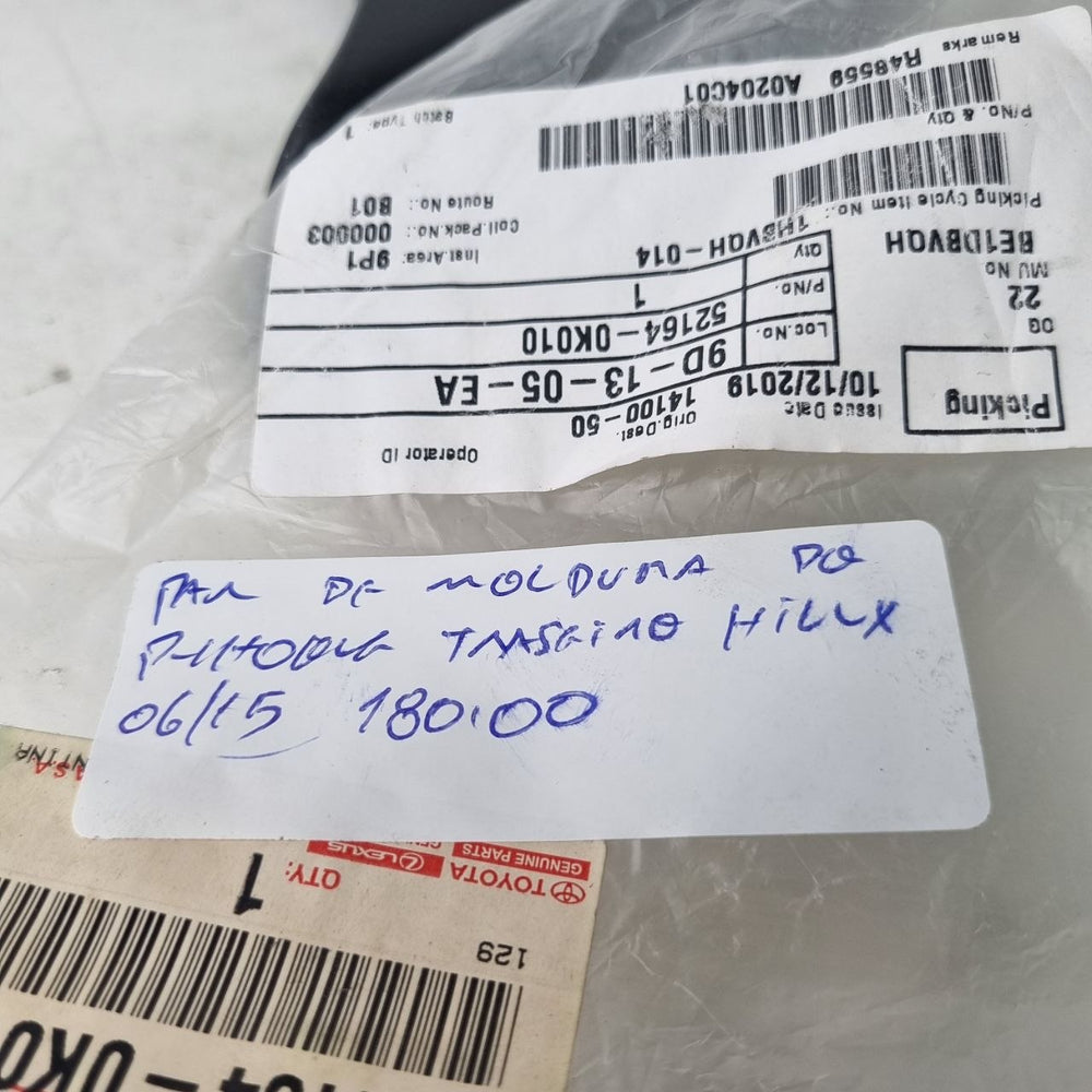 Pan Moldura Paitora Diant Toyota Hilux 2006/2015