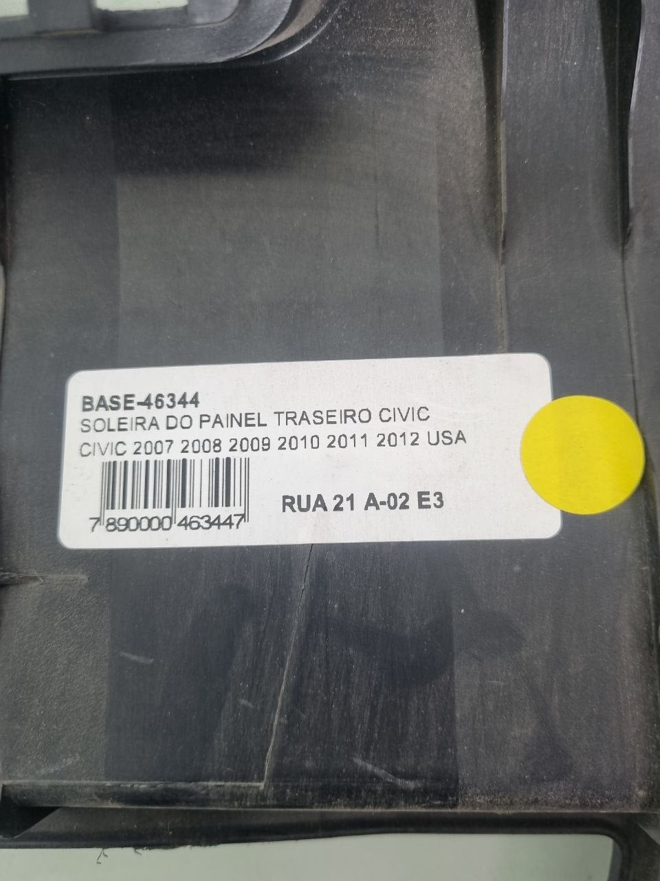 Soleira Painel Traseiro Honda Civic 2007/2012 Usado