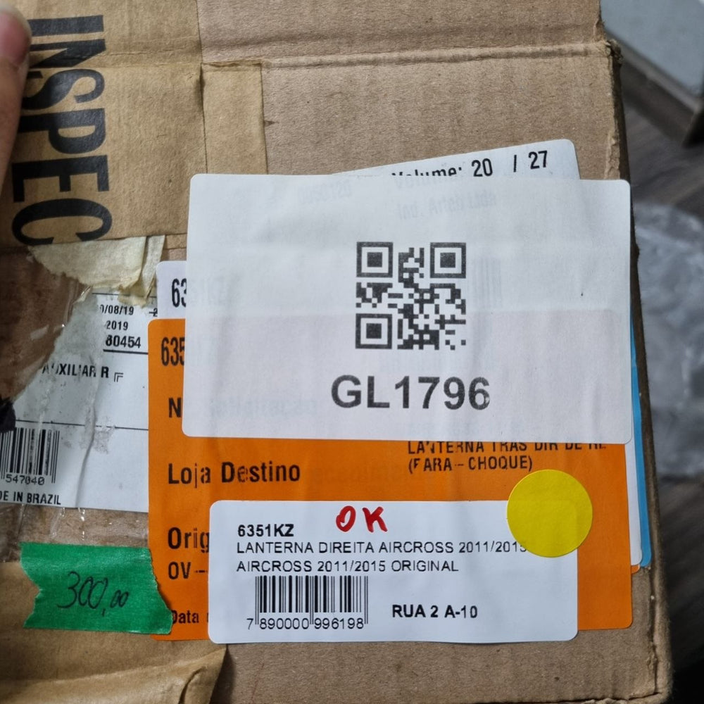 Lanterna Tras Dir Citroen Aircross 2011/2015