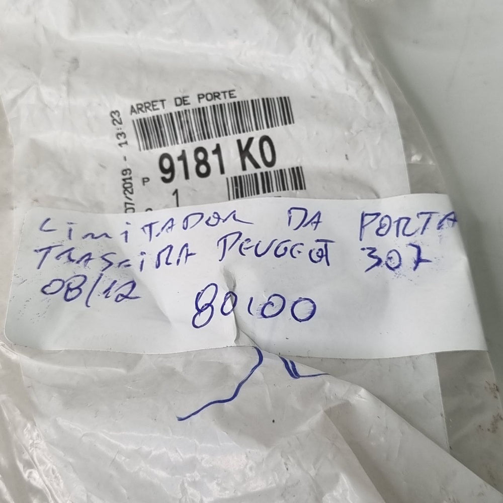 Limitador de Porta Traseiro Peugeot 307 2001/2012 Novo
