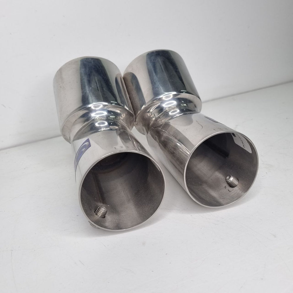 Ponteira Dupla de Escapamento Universal Aftermarket Nova