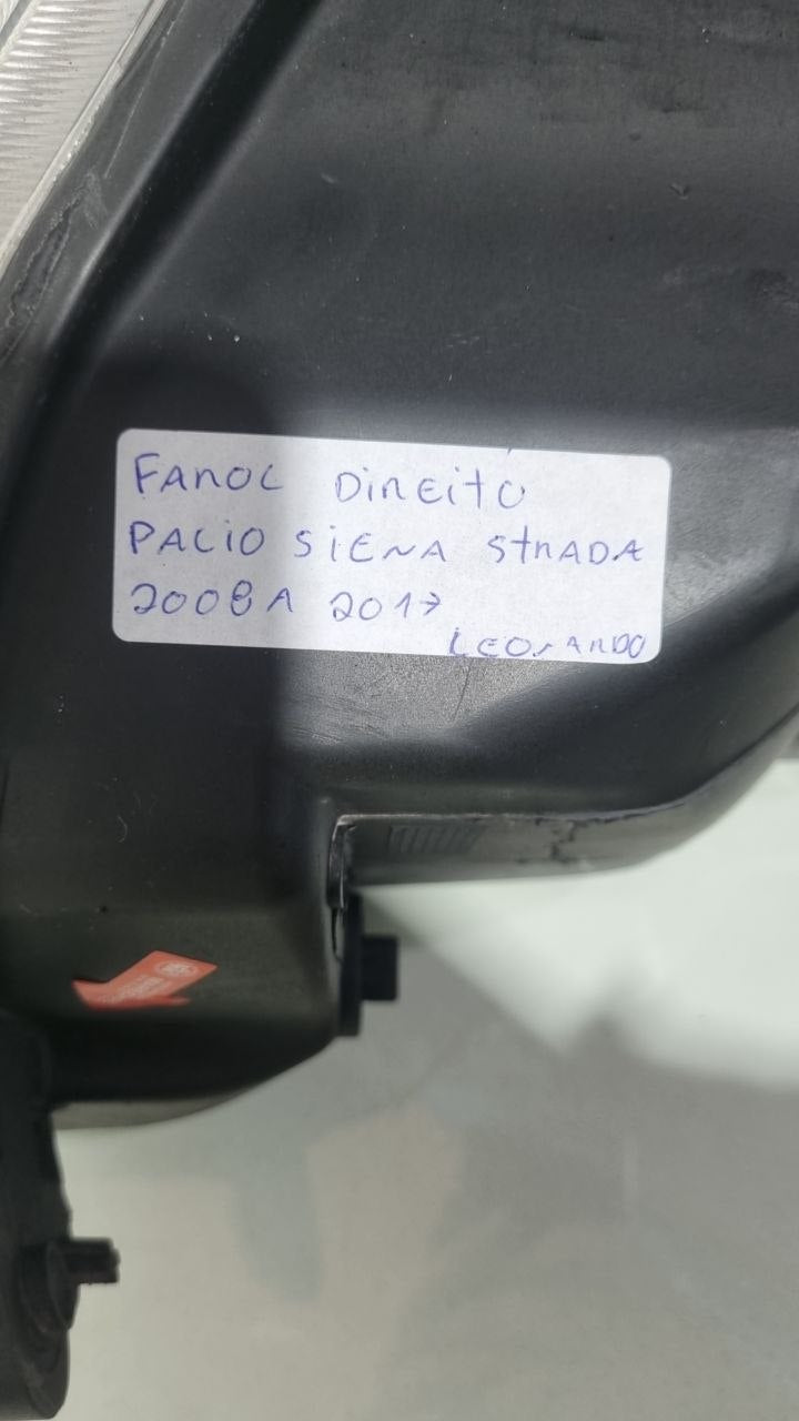 Farol Diant Dir Fiat Palio Siena Strada 2008/2017