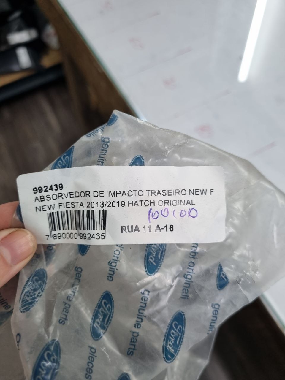 Absorvedor Impacto Tras Ford New Fiesta Hatch 2013/2019