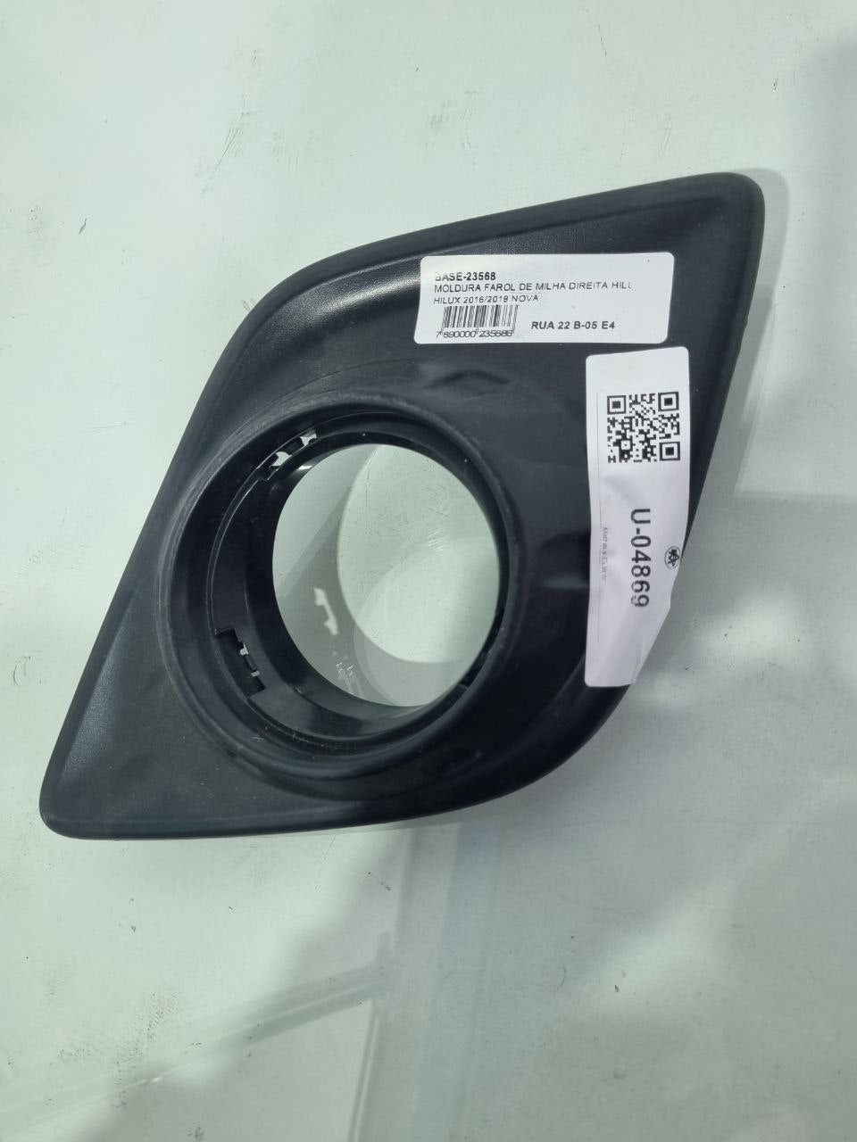 Moldura Farol de Milha Diant Dir Toyota Hilux 2016/2019