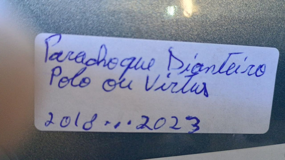 Parachoque Dianteiro Volkswagen Polo/Virtus 2018/2023