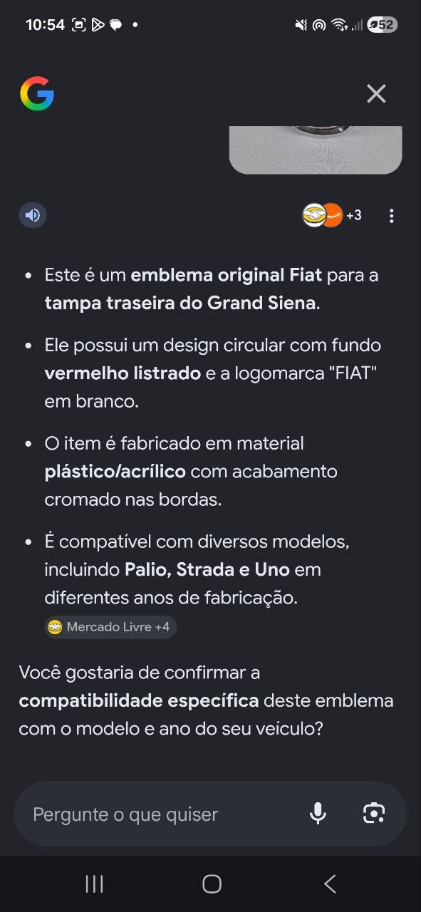 Emblema Traseiro Fiat Grand Siena Palio Strada Uno 2012/2017 Novo