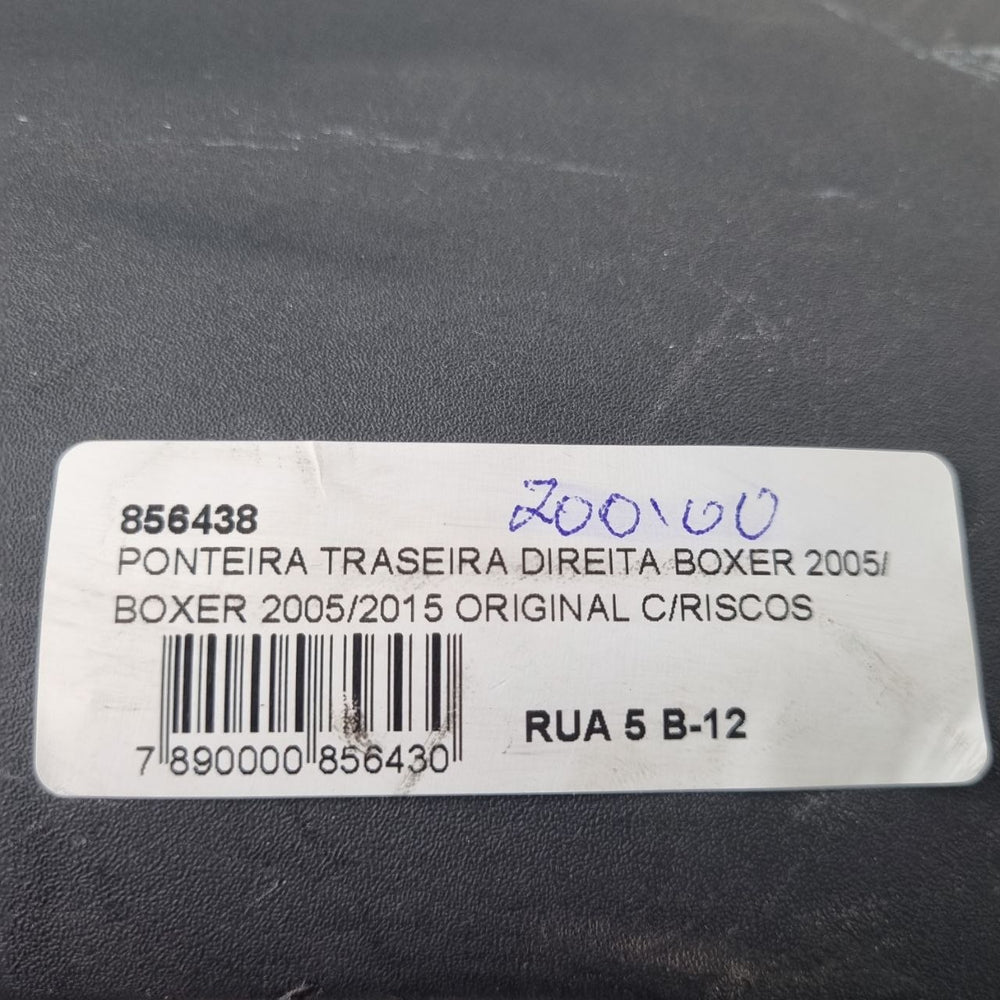Ponteira Traseira Direita Peugeot Boxer 2005/2015 Usada