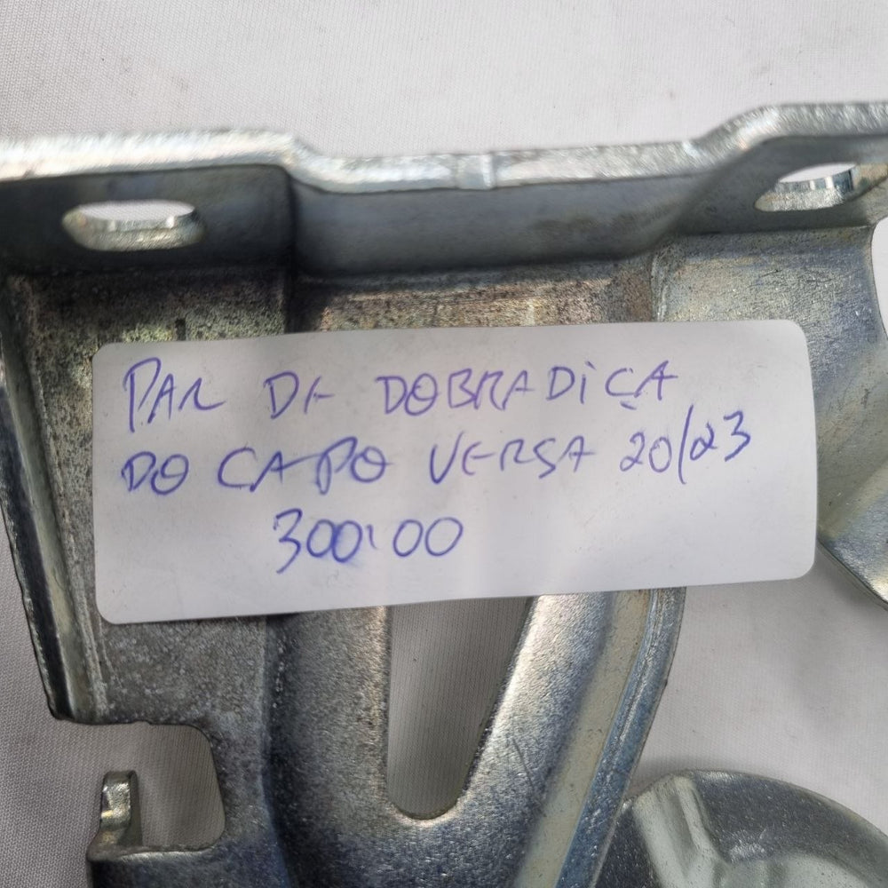 Par de Dobradiças do Capô Nissan Versa 2020/2023 Novo