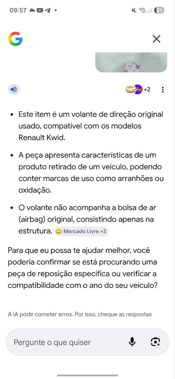 Volante Diant Renault Kwid 2017/2024