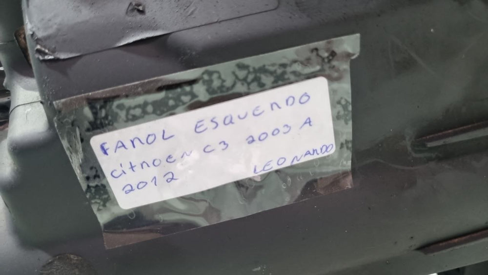 Farol Diant Esq Citroen C3 2003/2012 Usado