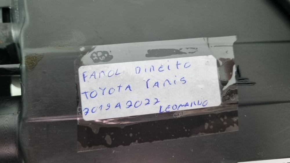 Farol Diant Dir Toyota Yaris 2019/2022 Usado