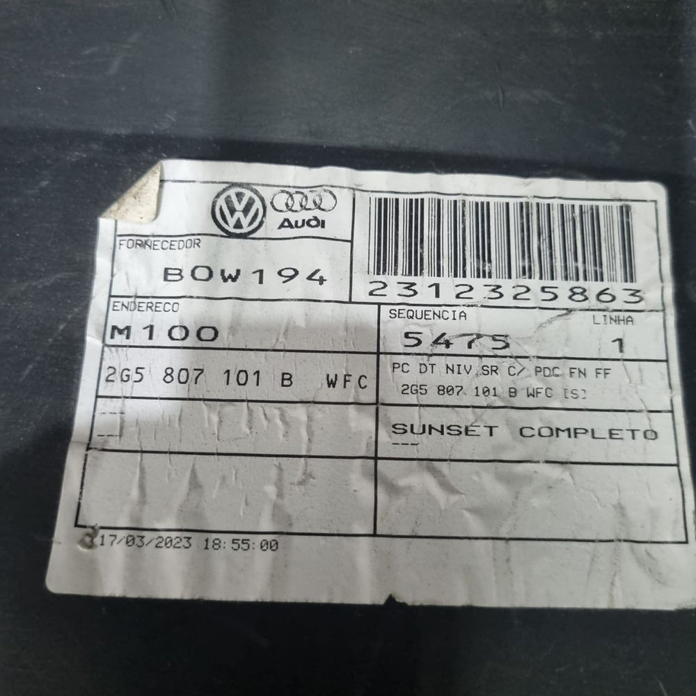 Para-choque Diant VW Nivus 2020/2023 Usado