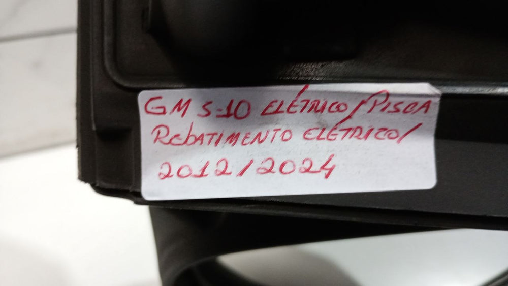 Retrovisor Esq GM S10 Elet Pisca Rebat 2012/2024