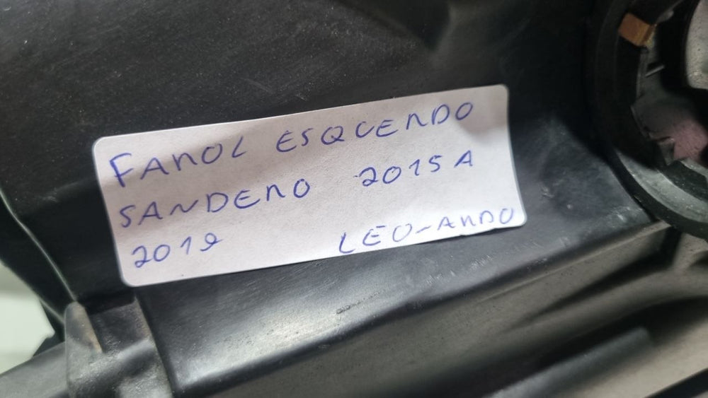 Farol Diant Esq Dacia Sandero 2015/2019 Usado