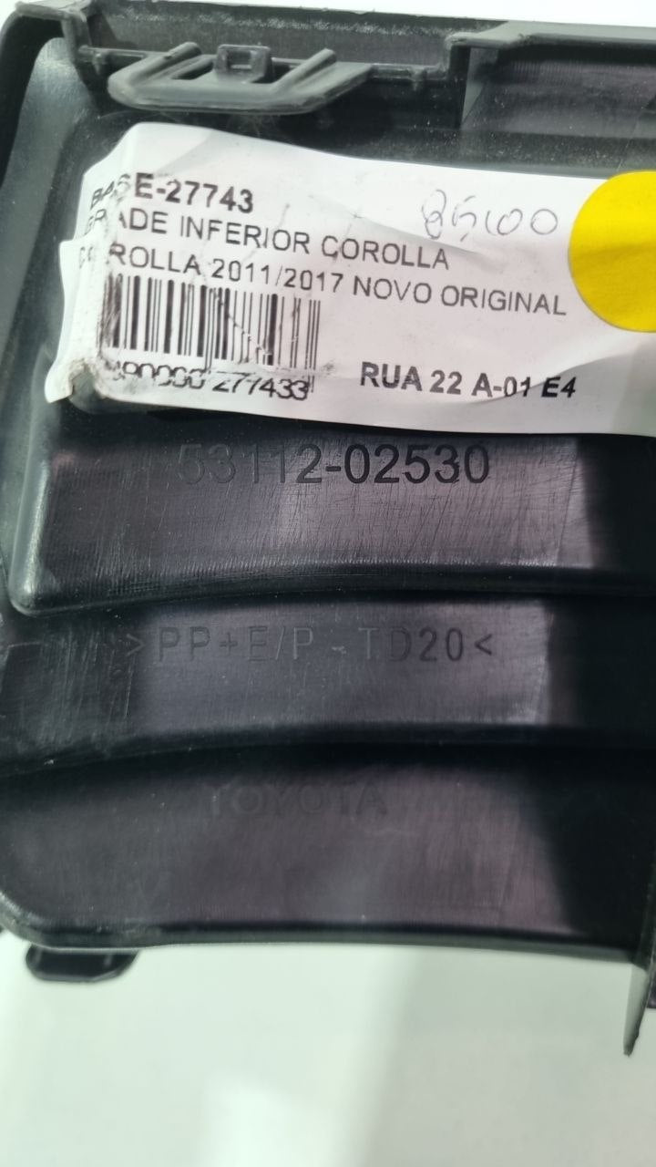 Grade Inferior Dianteira Toyota Corolla 2011/2017 Novo