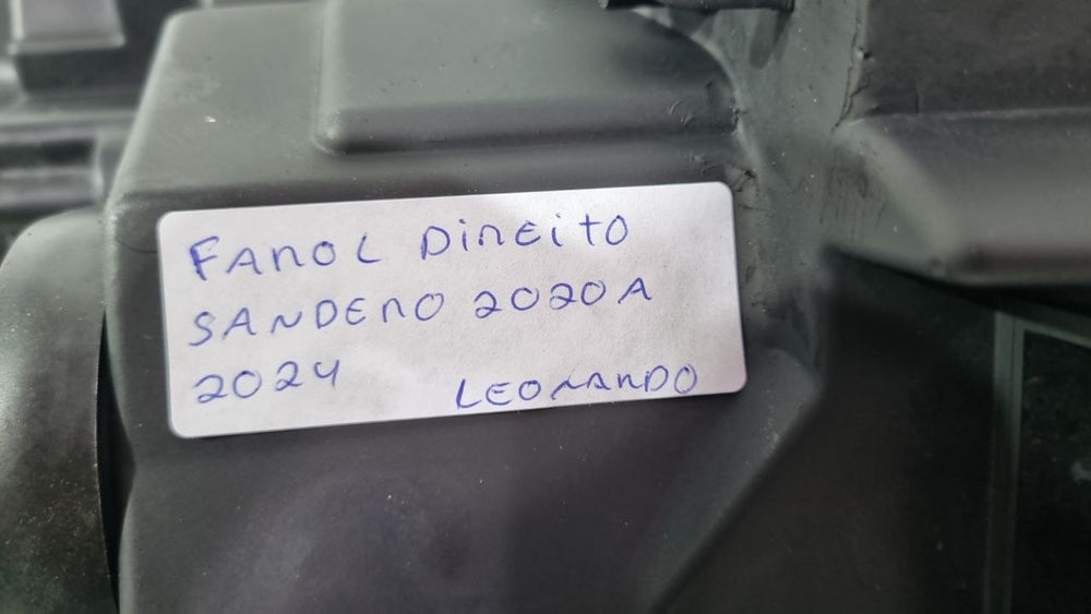 Farol Diant Dir Renault Sandero 2020/2024 Usado