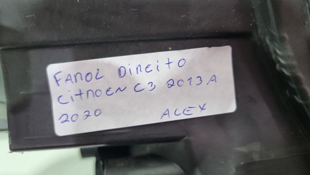 Farol Diant Dir Citroen C3 2013/2020 Usado