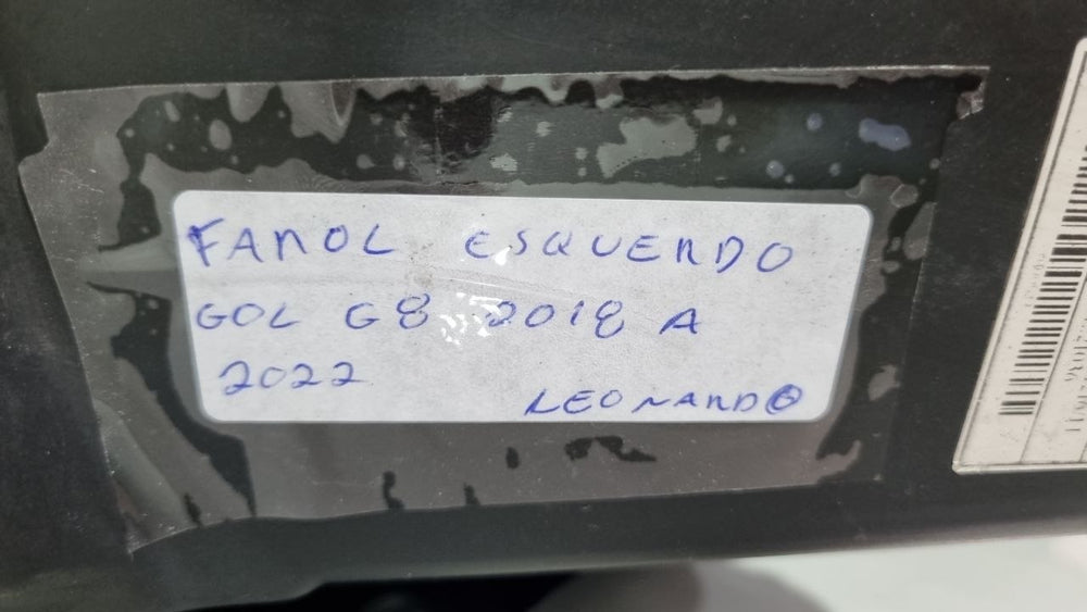 Farol Diant Esq VW Gol G8 2018/2022 Usado