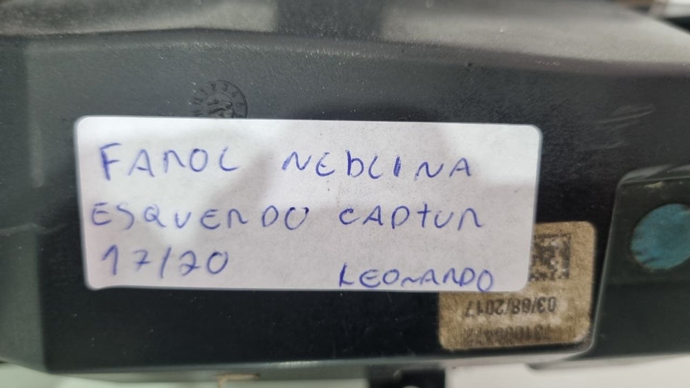 Farol Neblina Esq Renault Captur 2017/2020 Usado