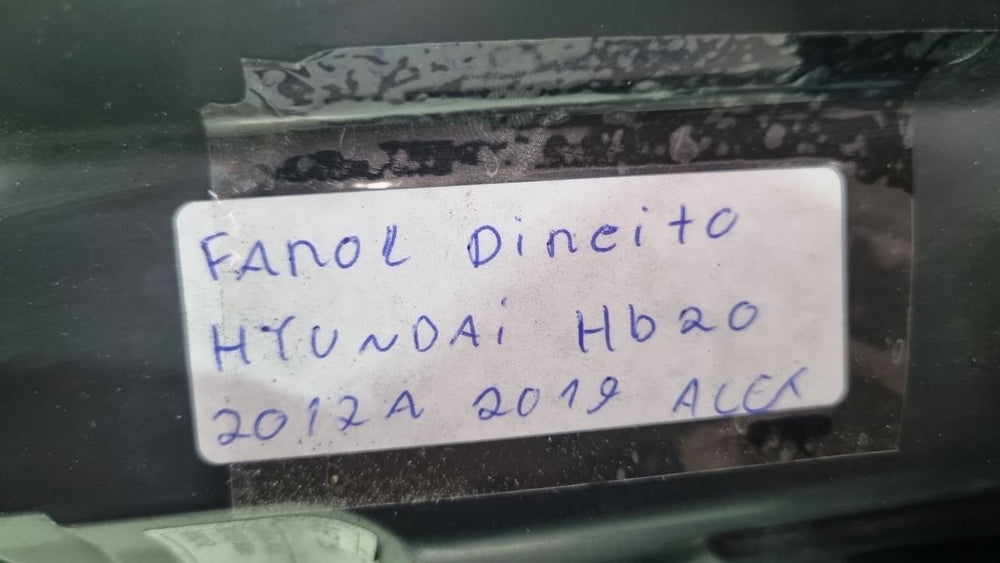 Farol Diant Dir Hyundai HB20 2012/2019 Usado