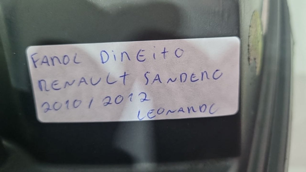 Farol Dir Renault Sandero 2010/2012 Usado