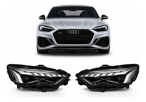 Kit Farol Diant Dir & Esq Audi A5 Rs5 2020 A 2024 Original