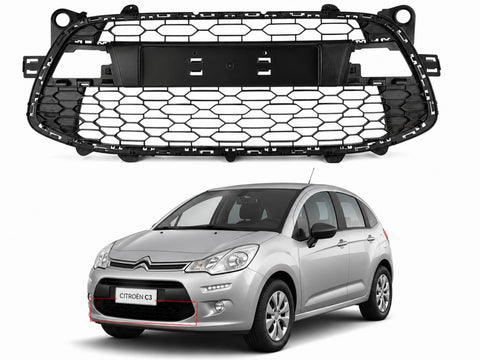 Grade Inf Parachoque Citroën C3 2013/2021 Nova