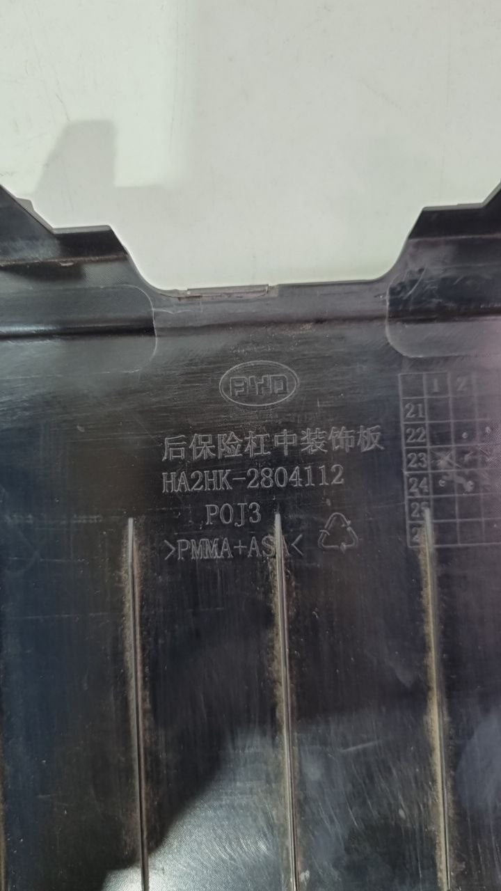 Aplique Parachoque Traseiro Central BYD King 2025/2026 Usado