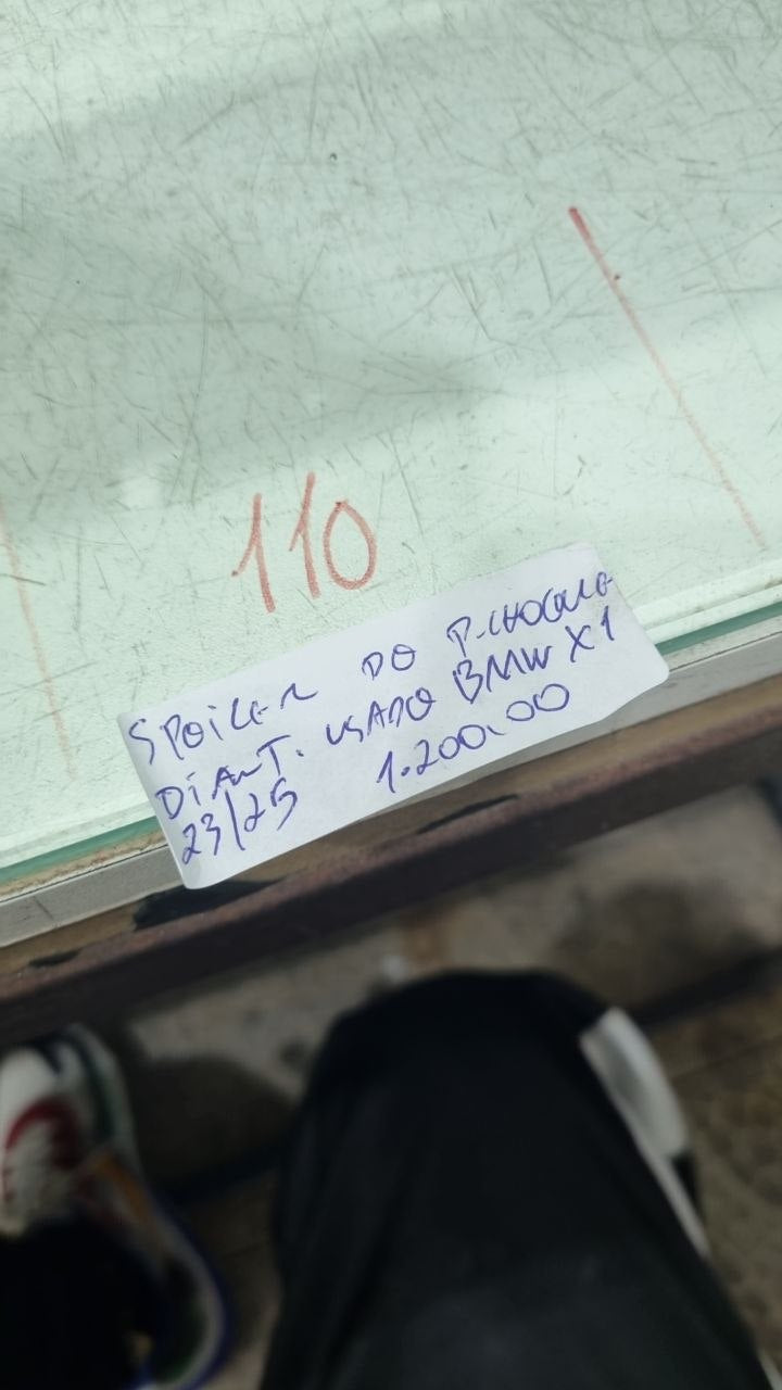 Spoiler Parachoque Dianteiro BMW X1 2023/2025 Original